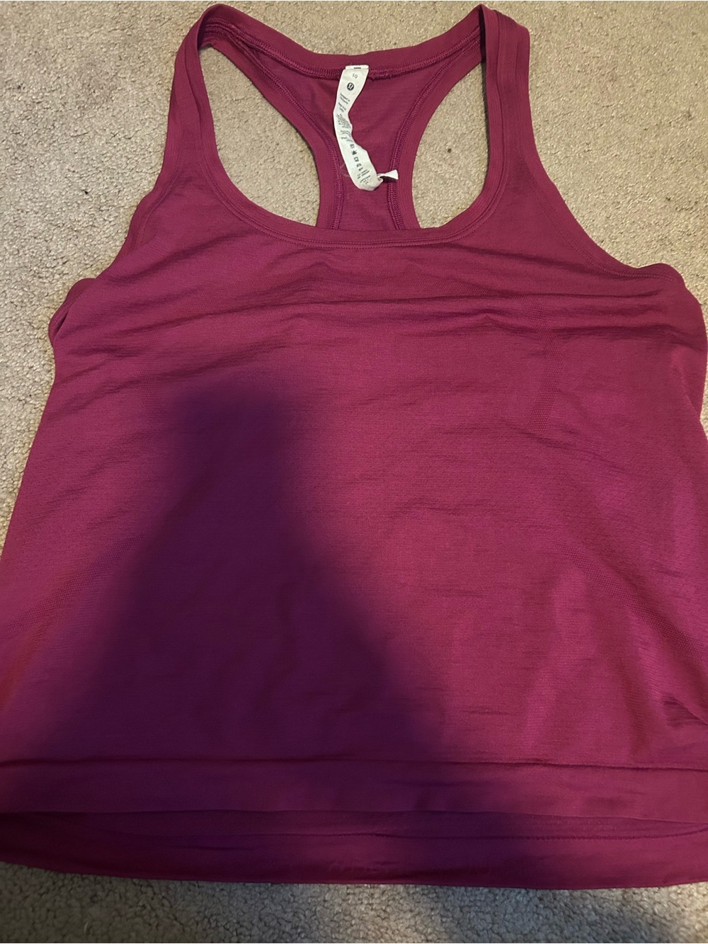 lululemon athletica Racerback Tank - Raspberry - Picture 2 of 2